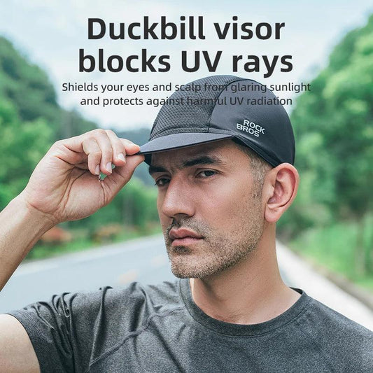 ROCKBROS Cycling Caps Polyester Bicycle Quick Dry Sports Hats Summer UV Protection Bike Balaclava Unisex Size Breathable Hat