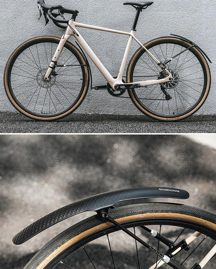 ROCKBROS Bicycle Mudguard Bike Fender PP Soft Plastic Mudguard Strong Toughness Road Suitable For Bicycle Protector Accessories