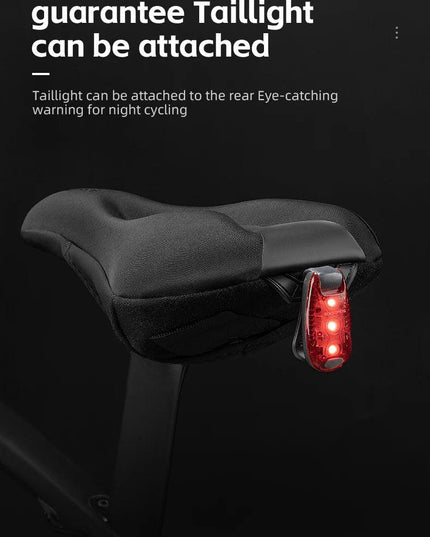 ROCKBROS Bicycle Saddle Cover Liquid Silicone Gel Breathable Seat Soft Thickened MTB Shockproof Cushion Cycling Accessories