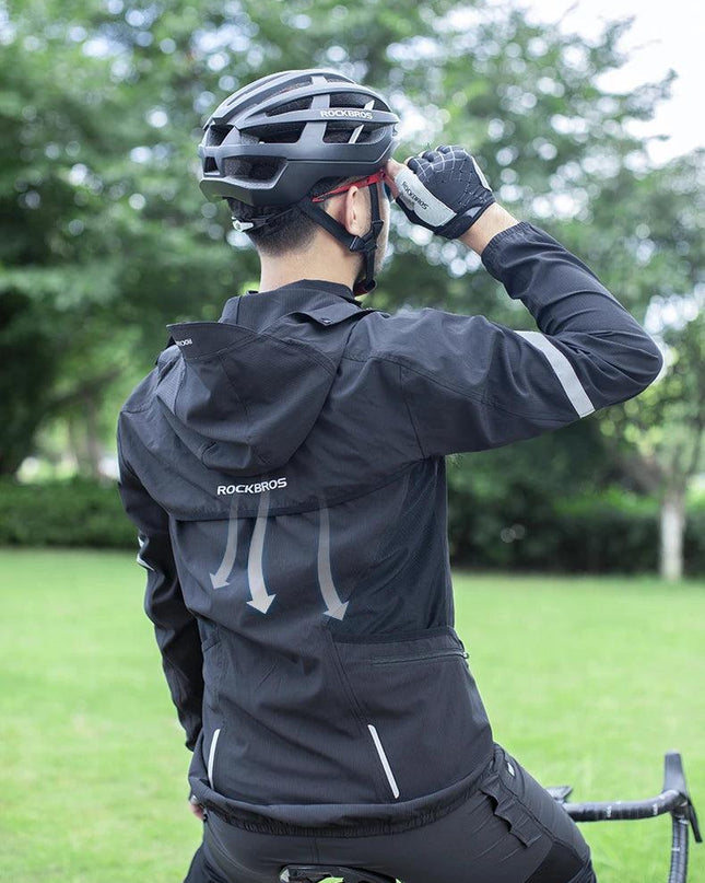ROCKBROS Cycling Jacket Bicycle Men Jersey Breathable Clothing MTB Women Windproof Reflective Quick Dry Coat Sports Equipment