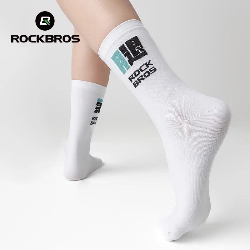 ROCKBROS Professional Cycling Socks Comfortable High Elasticity Breathable Socks Outdoor Sportswear Socks $0 for the 3rd pair