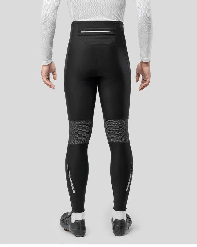 ROCKBROS Warm Cycling Pants Outdoor Windproof Tights Leggings Fleece Winter Breathable Bike Long Pants with Pockets EUR Size