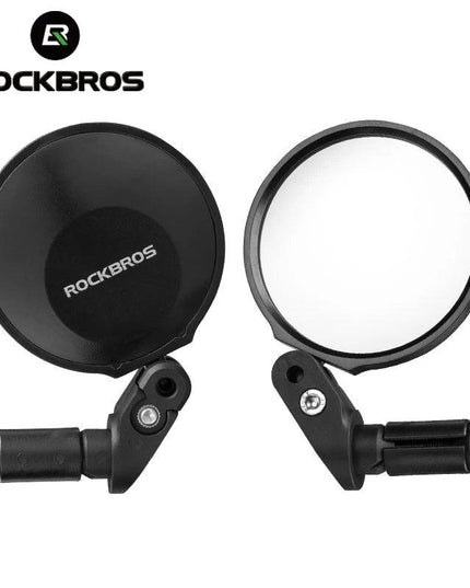 ROCKBRSO HD View MTB Road Bike Mirrors 360 Angle Adjustable Handlebar Wide Range Rearview Mirror For Motorcycle Accessories