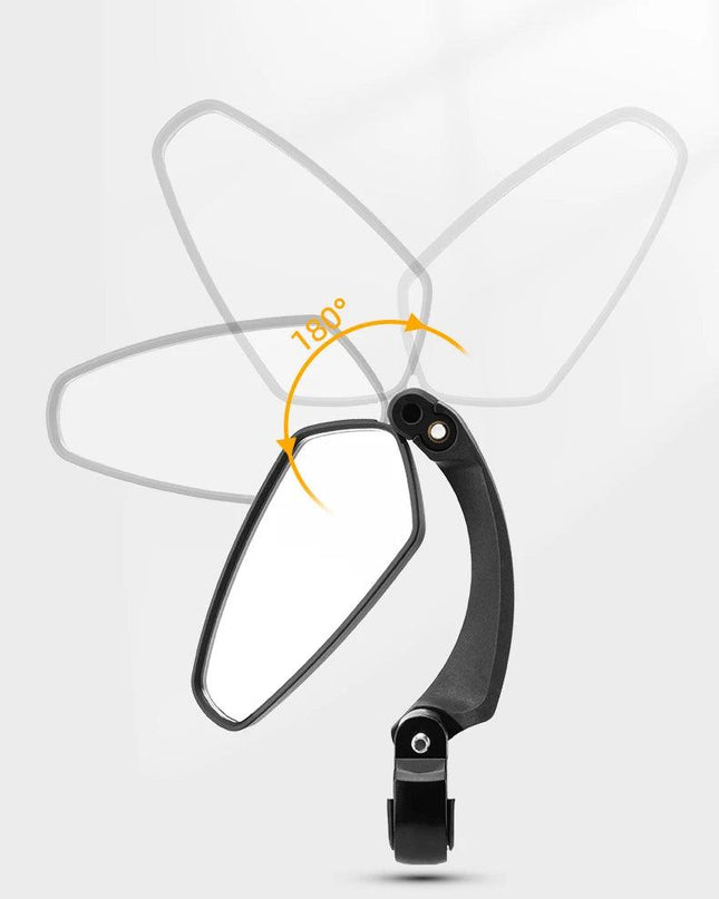ROCKBROS Bicycle Mirror Handlebar Rear View Mirror Adjustable  Wide Range Back Sight Reflector Cycling Mirrors Bike Accessories