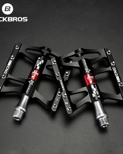 ROCKBROS Mountain Bike Bicycle Pedals Cycling Ultralight Aluminium Alloy 4 Bearings MTB Pedals Bicicleta Bike Pedals Flat BMX