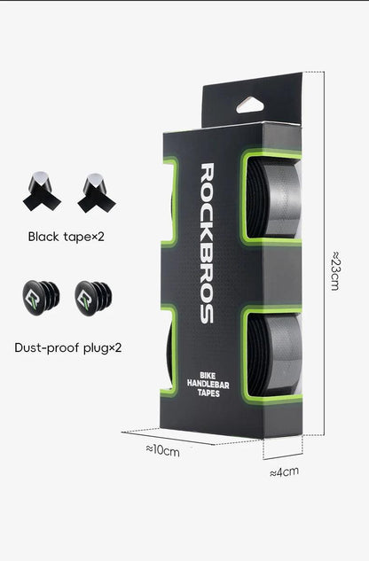 ROCKBROS Road Bike Handlebar Tapes Anti-slip PU EVA Breathable Shock Absorbing Cycling Strap Wear-Resistant Strap Accessories