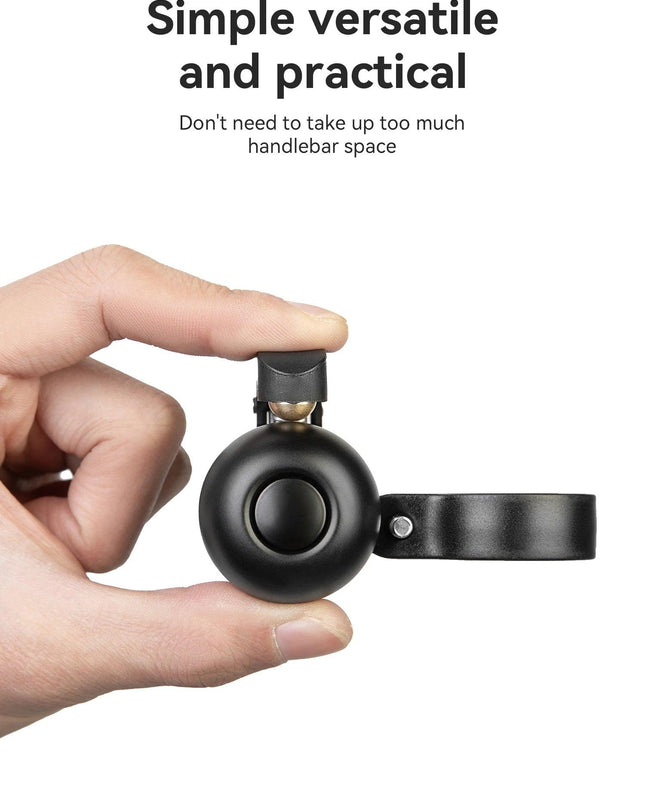 ROCKBROS Bicycle Bell for Road Bike Ring Crisp Sound Warning Alarm Bike Handlebar Copper Alloy Ring Horn Safety Cycling