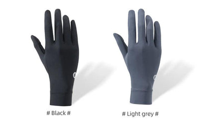 ROCKBROS Fishing Gloves Sunscreen Anti UV Gloves Outdoor Breathable Driving Gloves Non-Slip Summer UPF50+ Cycling Gloves Thin