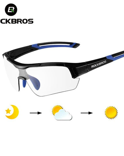 ROCKBROS Photochromic Cycling Sunglasses Bike Glasses Eyewear UV400 MTB Road Bicycle Goggles Women Men Outdoor Sports Fishing