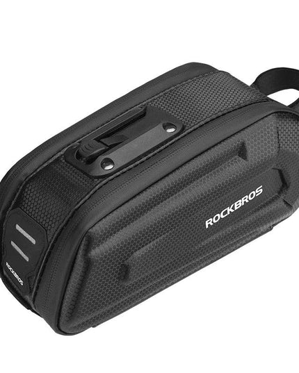 ROCKBROS1.7L Bicycle Bag Waterproof Rear Large Capatity Quick Release Seatpost Shockproof Double Zipper Rear Bag Accessories