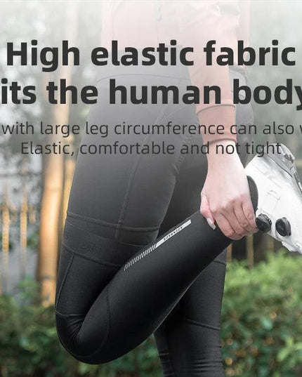 ROCKBROS Winter Leg Warmers Cycling Sports Leg Warmer Men's Women's Breathable Nylon anti-slip Legging Running Bodybuilding
