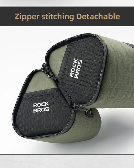 ROCKBROS Multifunctional Bike Bag Windproof Detachable Bag Large Capacity Pannier As Front Bag Tail Bag Cycling Accessories