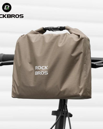 ROCKBROS Bicycle Front Bag Waterproof Handlebar Bag 2.5-4L Capacity Nylon Portable Bag for Folding Bike MTB Cycling Accessories