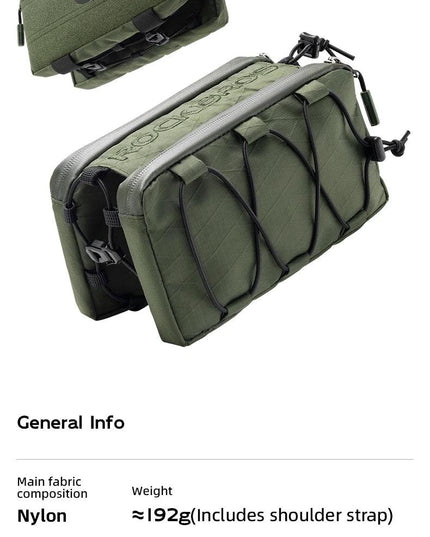 ROCKBROS Bike Bag Top Tube Bag Floating Installation Method Cycling Saddlebags Bicycle Pannier Bag Large Capacity Equipment