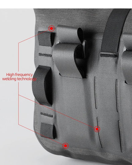 ROCKBROS 5-6L Bicycle Bag Waterproof Front Reflectice Tube Bike Bag MTB Large Capacity Handlebar Bag Front Frame Trunk Pannier