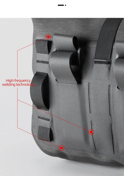 ROCKBROS 5-6L Bicycle Bag Waterproof Front Reflectice Tube Bike Bag MTB Large Capacity Handlebar Bag Front Frame Trunk Pannier