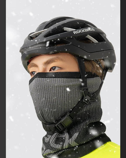 ROCKBROS Bike Mask Winter Skiing Running Headgear Balaclava Breathable Warm Scarf Windproof Outdoor 360° Protection Thermal Mask