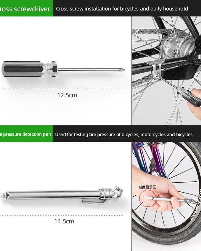 ROCKBROS Bicycle Tools Sets Box Cycling Tools Professional Bike Multifunction Bicycle Repair Tools Key Set Cycling Tools