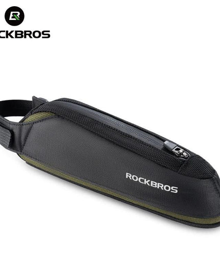 ROCKBROS Bike Bag Portable Bike Top Tube Frame Bag Nylon MTB Road Phone Tool Bag Reflective Ultralight Bicycle Pannier Accessory