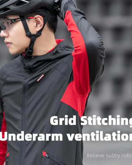 ROCKBROS Cycling Jersey Sets Winter Bicycle Clothes Windproof Thermal Fleece Bike Long Pants Outdoor Fishing Hiking Camping