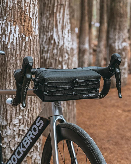 ROCKBROS Bicycle Front Bag Large Capacity Storage Case MTB Road Cycling Bicycle Handlebar Multifunction Basket Bike Accessories