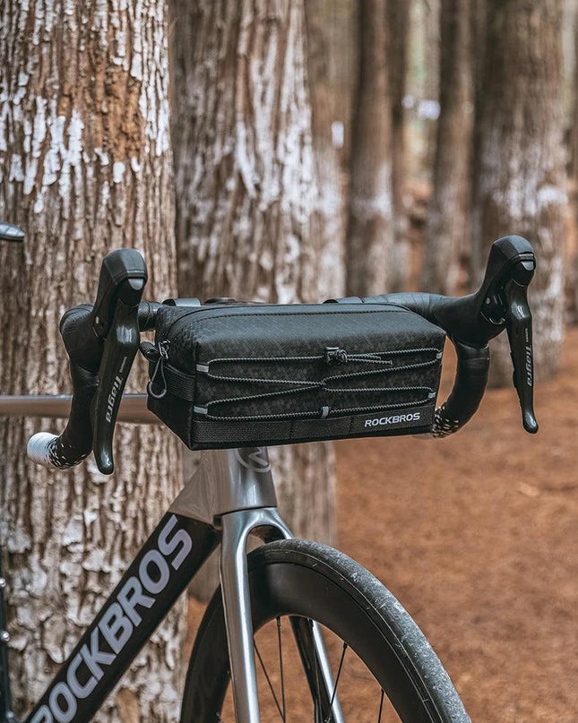 ROCKBROS Bicycle Front Bag Large Capacity Storage Case MTB Road Cycling Bicycle Handlebar Multifunction Basket Bike Accessories