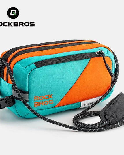 ROCKBROS Handlebar Bag  Bike Bag Portable Pannier Multi-purpose 2.5L Large Capacity Backpack Shoulder Messenger Crossbody Bags