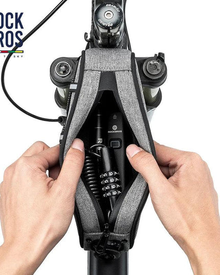 ROCKBROS ROAD TO SKY Cycling Bag Large Capacity Bicycle Front Tube Bag Long Distance Riding Head Beam Hanger Bag Bike Accessory