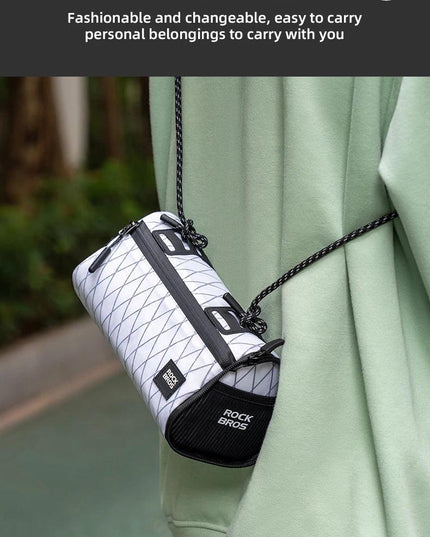 ROCKBROS Multifunctional Bike Bag Windproof Detachable Bag Large Capacity Pannier As Front Bag Tail Bag Cycling Accessories