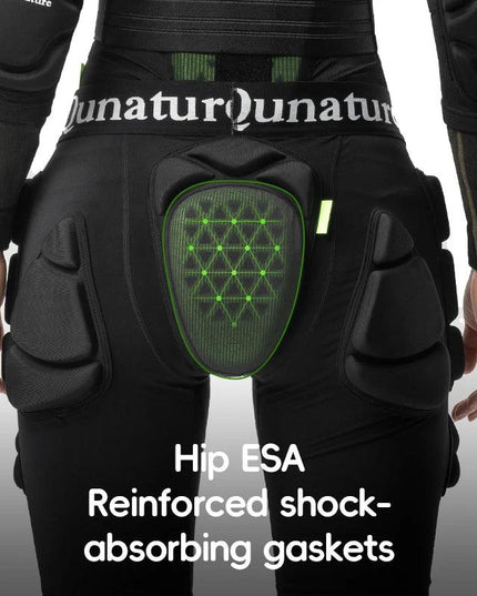 Qunature EVA Padded Ski Hip Protection Pad Safety Ski Hip Protector Snowboard Sports Hip Protective Gear Shock-absorbing