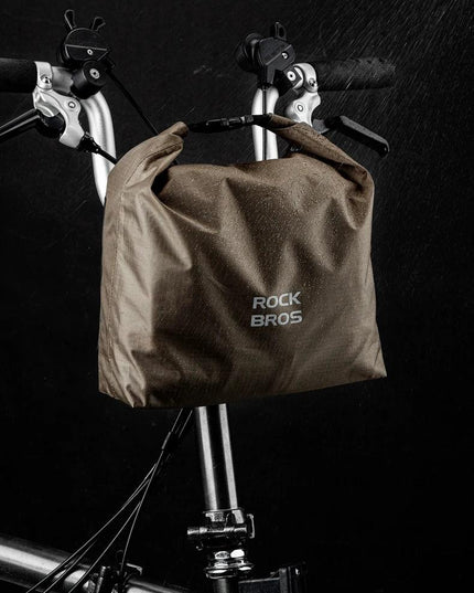 ROCKBROS Bicycle Front Bag Waterproof Handlebar Bag 2.5-4L Capacity Nylon Portable Bag for Folding Bike MTB Cycling Accessories