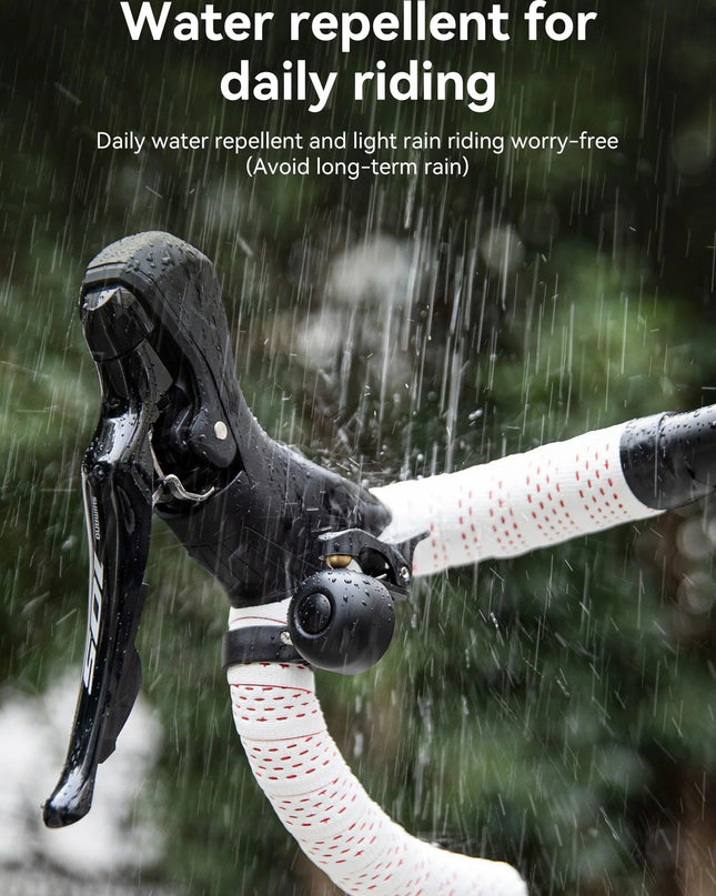 ROCKBROS Bicycle Bell for Road Bike Ring Crisp Sound Warning Alarm Bike Handlebar Copper Alloy Ring Horn Safety Cycling
