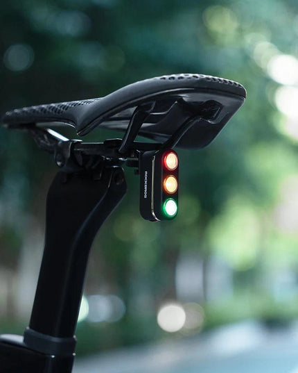 ROCKBROS Bike Tail Light Auto Start/Stop Brake Sensing Bicycle Tail light Type-C Rechargeable Wireless Warning Tail light