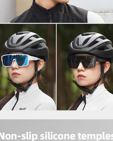 ROCKBROS Cycling Sunglasses Polarized UV Protection Set Glasses Frame for Myopia Glasses Running Fishing Cyling Goggles