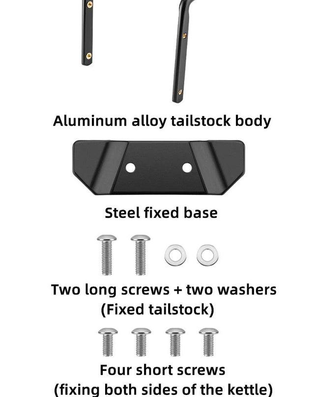 ROCKBROS Bicycle Tail Bag Stabilizer Bike Saddle Frame Bottle Cage Fixing Support Seat Bow Conversion Bracket Bicycle Accessory