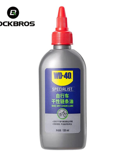 ROCKBROS WD40 120ML Chain Lubricant Dry Lube Chain Oil Long-Lasting Bike Chain Oil Anti-Rust Protection Co-branded Chain Oil