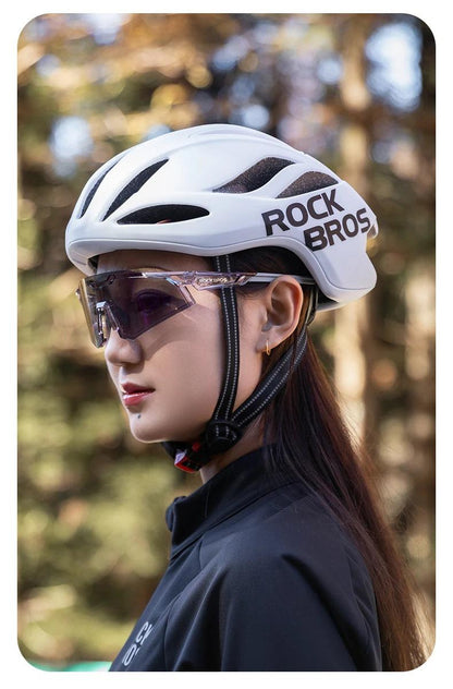 ROCKBROS Bike Helmet Outdoor Sports Safely Mountain Road Electric Scooter Helmet Integrated Molding Cycling Motorcycle Helmet