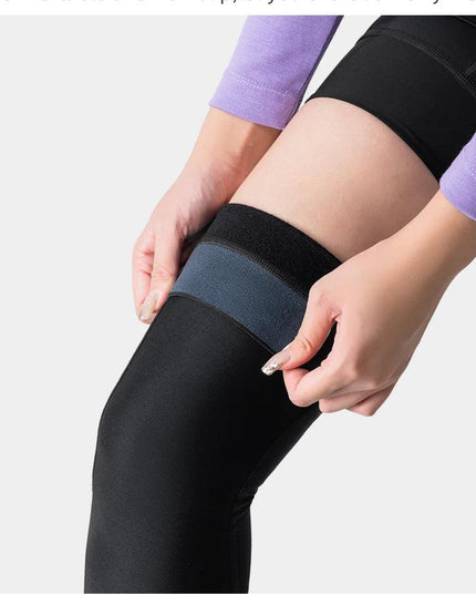 ROCKBROS Winter Leg Warmers Cycling Sports Leg Warmer Men's Women's Breathable Nylon anti-slip Legging Running Bodybuilding