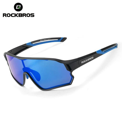 ROCKBROS Child Photochromic Polarized Sunglasses Bicycle Eyewear UV400 Kids Bike Goggles Protection Classic Windproof Glasses