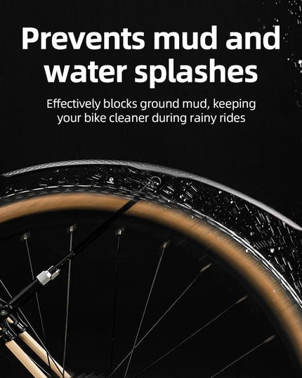 ROCKBROS Bicycle Mudguard Bike Fender PP Soft Plastic Mudguard Strong Toughness Road Suitable For Bicycle Protector Accessories