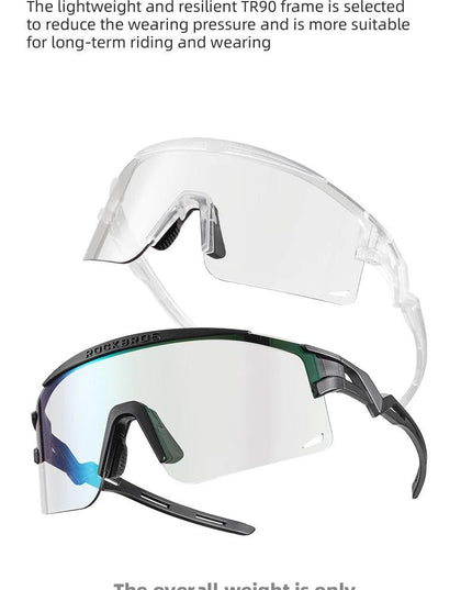 ROCKBROS New Cycling Glasses Ultralight Photochromic Anti-Fog Cycling Sunglasses MTB Road Outdoor Sports UV Protection Goggles ﻿