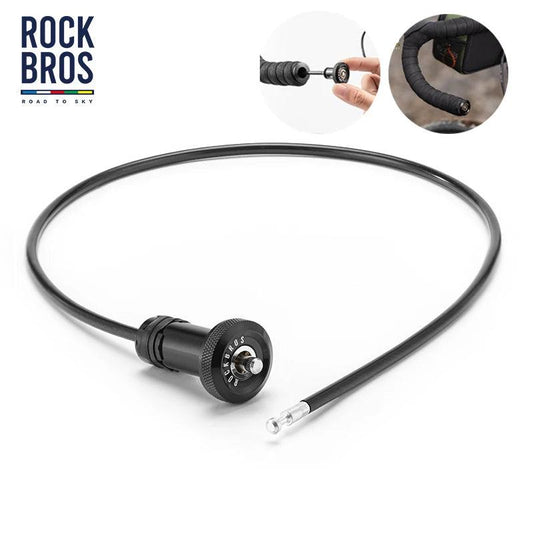 ROCKBROS ROAD TO SKY Concealed Handle Cable Lock Portable Anti-Theft Steel Bicycle Security Lock Equipment Bike Accessories