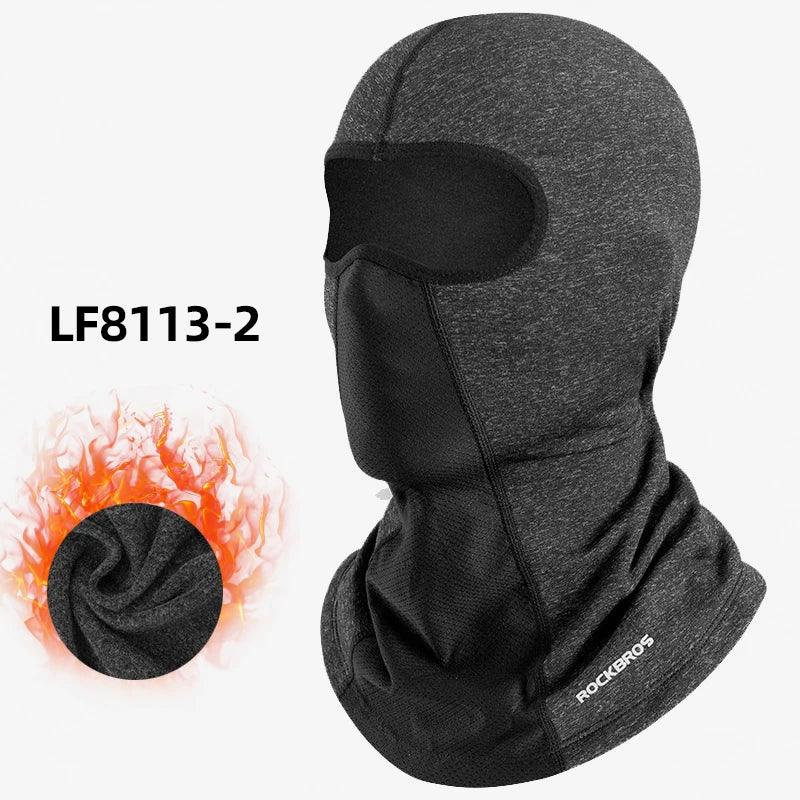 ROCKBROS Winter Climbing Hiking Fleece Thermal Keep Warm Windproof Cycling Face Balaclava Running Fishing Skiing Hat Headwear