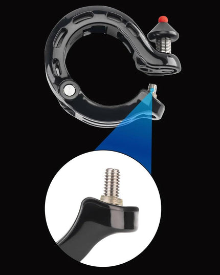 ROCKBROS Bicycle Bell MTB Road Cycling Horn Bike Handlebar Bell Q-Type Hidden Bell Safety Rainproof Anti-Slip Bike Accessories
