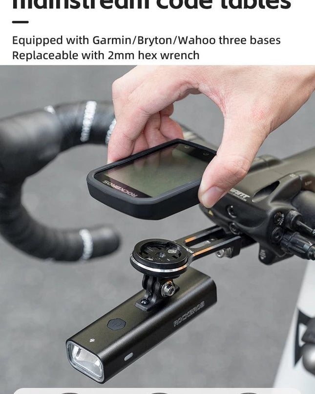 ROCKBROS Bracket for Giant TCR Road Bike PCR Bicycle Light Holder Aluminum Alloy for Garmin/Bryton/Wahoo Mount Computer Bracket