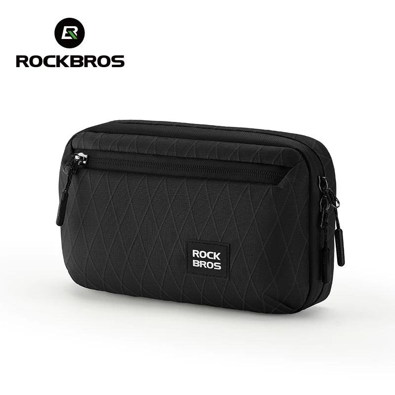 ROCKBROS Bicycle Bag Portable Lightweight MTB Road Bike Handlebar Bag 2.1L Big Capacity Multifunctional Riding Shoulder Bag