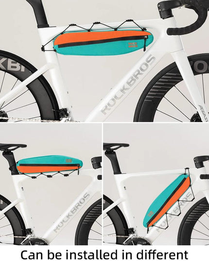 ROCKBROS Bicycle Triangle Bag Cycling Frame Front Tube Bag Pannier Extended Large Capacity Dirt-resistant  Bike Accessories