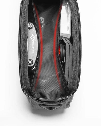 ROCKBROS Bicycle Bag Waterproof Touch Screen Cycling Bag Top Front Tube Frame MTB Road Bike Bag 6.5 Phone Case Bike Accessories