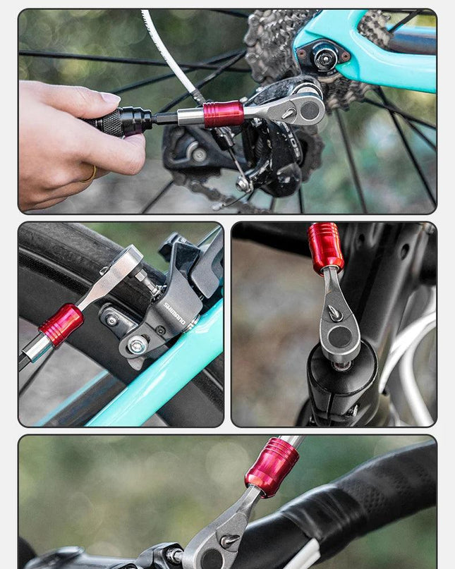 ROCKBROS Bicycle Repair Tool Kits 72 Tooth Ratchet Wrench Set Torque Screwdriver Motorcycle Repair Kit Portable Maintenance Tool