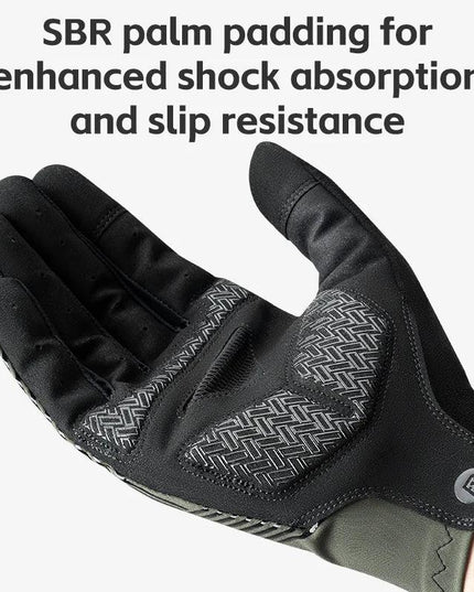 ROCKBROS Summer Cycling Gloves Breathable MTB Road Bike Non-slip Gloves Touch Screen Spring Full Finger Motorcycle Riding Gloves